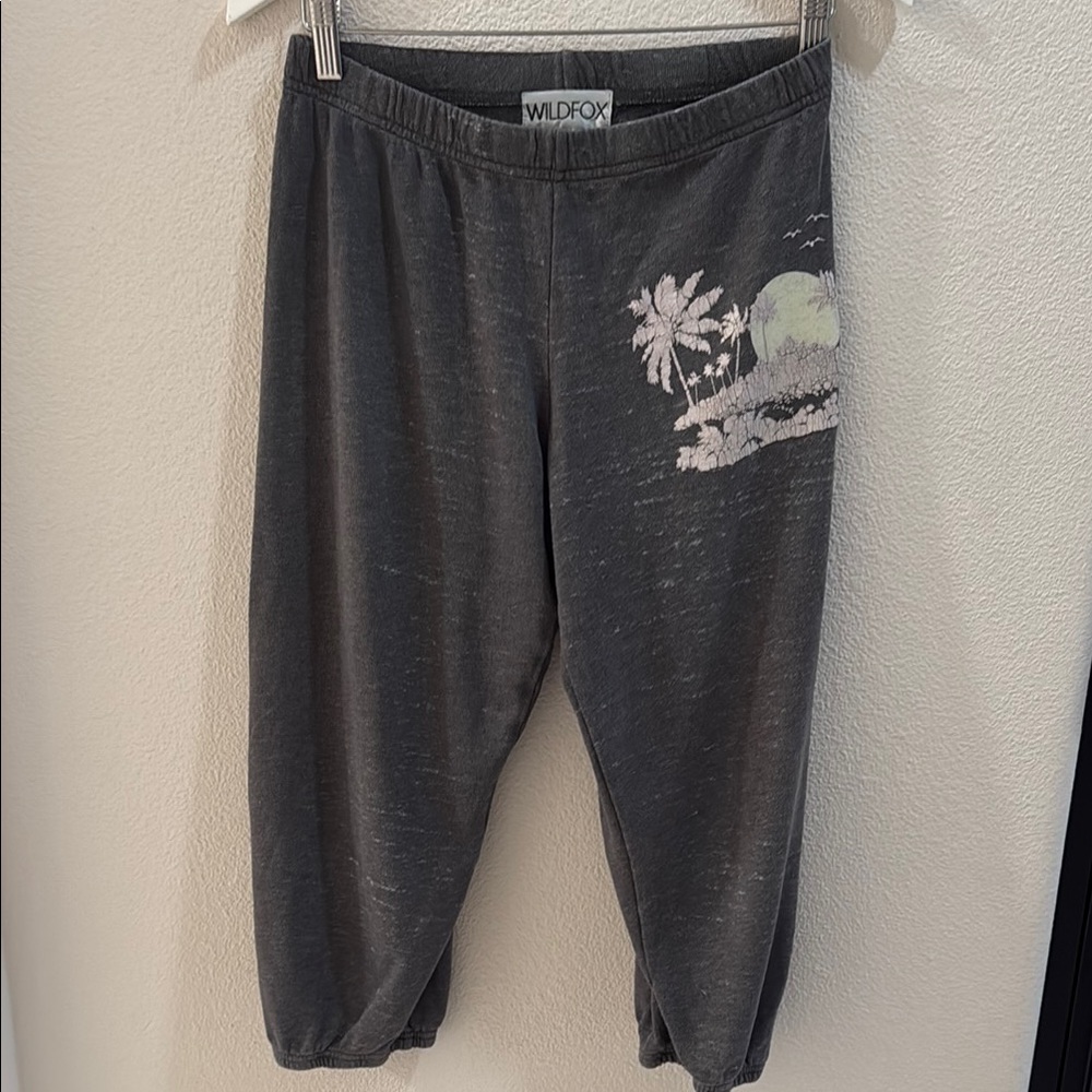 Wildfox Gray Capri Sweat Pants